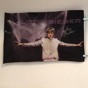 Justin Bieber pillow case.